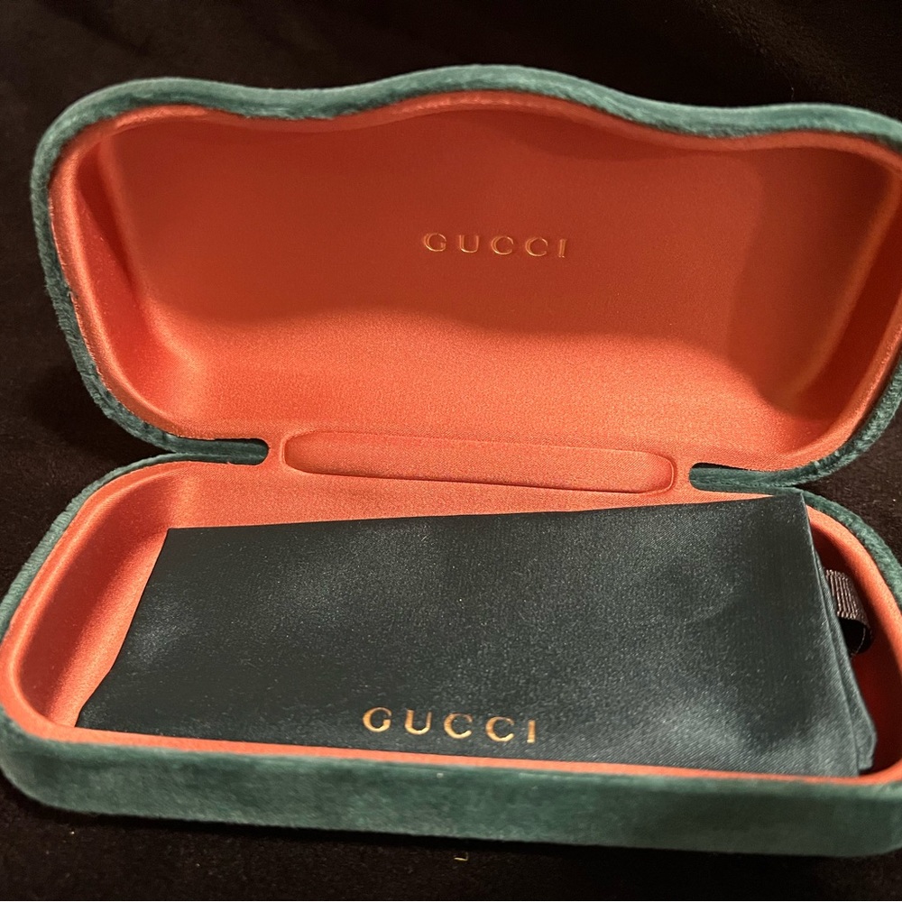 Velvet Gucci Luxurious Sunglasses Case and Accessories Set